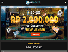Tablet Screenshot of jppoker.com